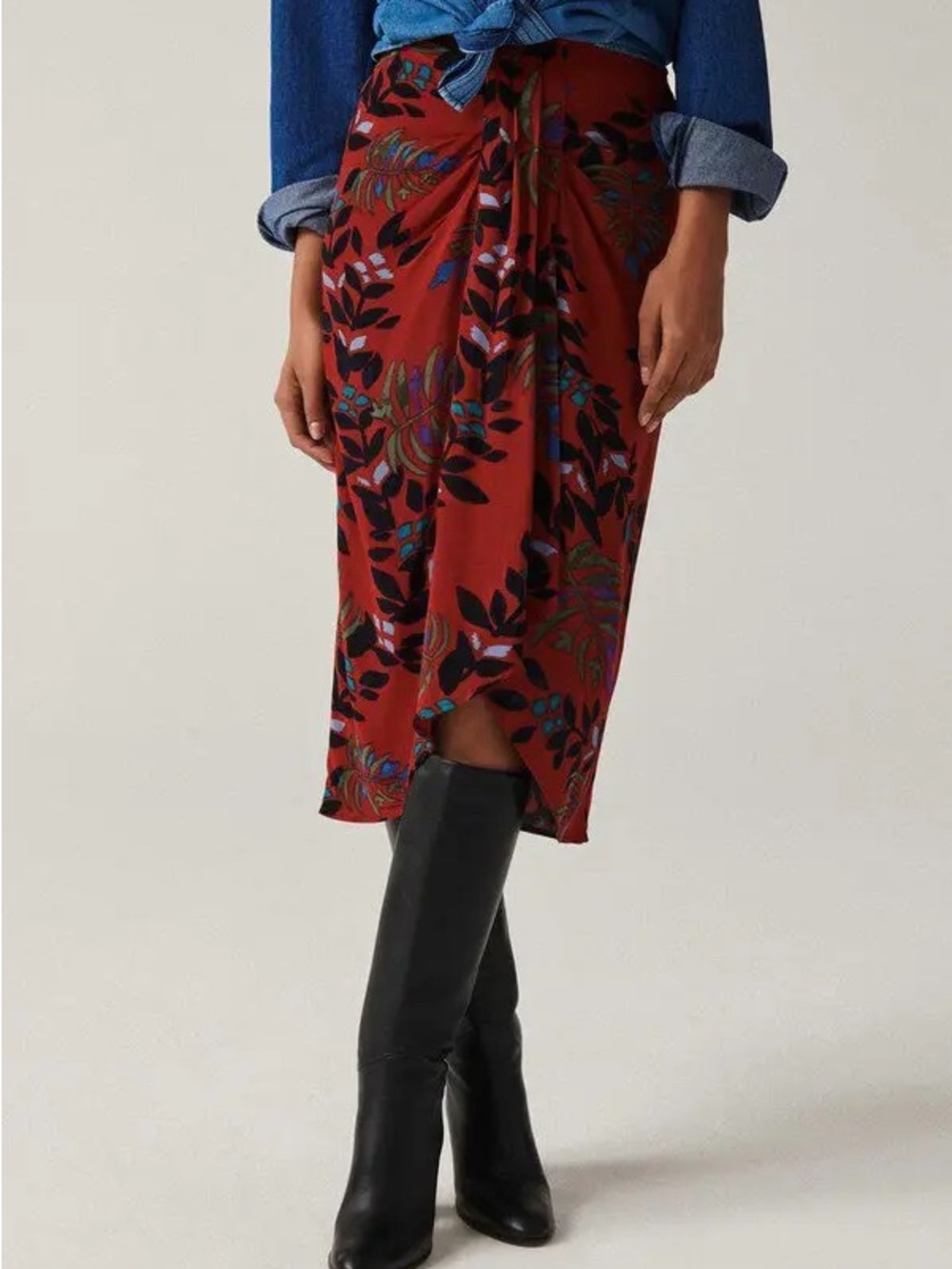 ba&sh Christo midi skirt - Size 2/M